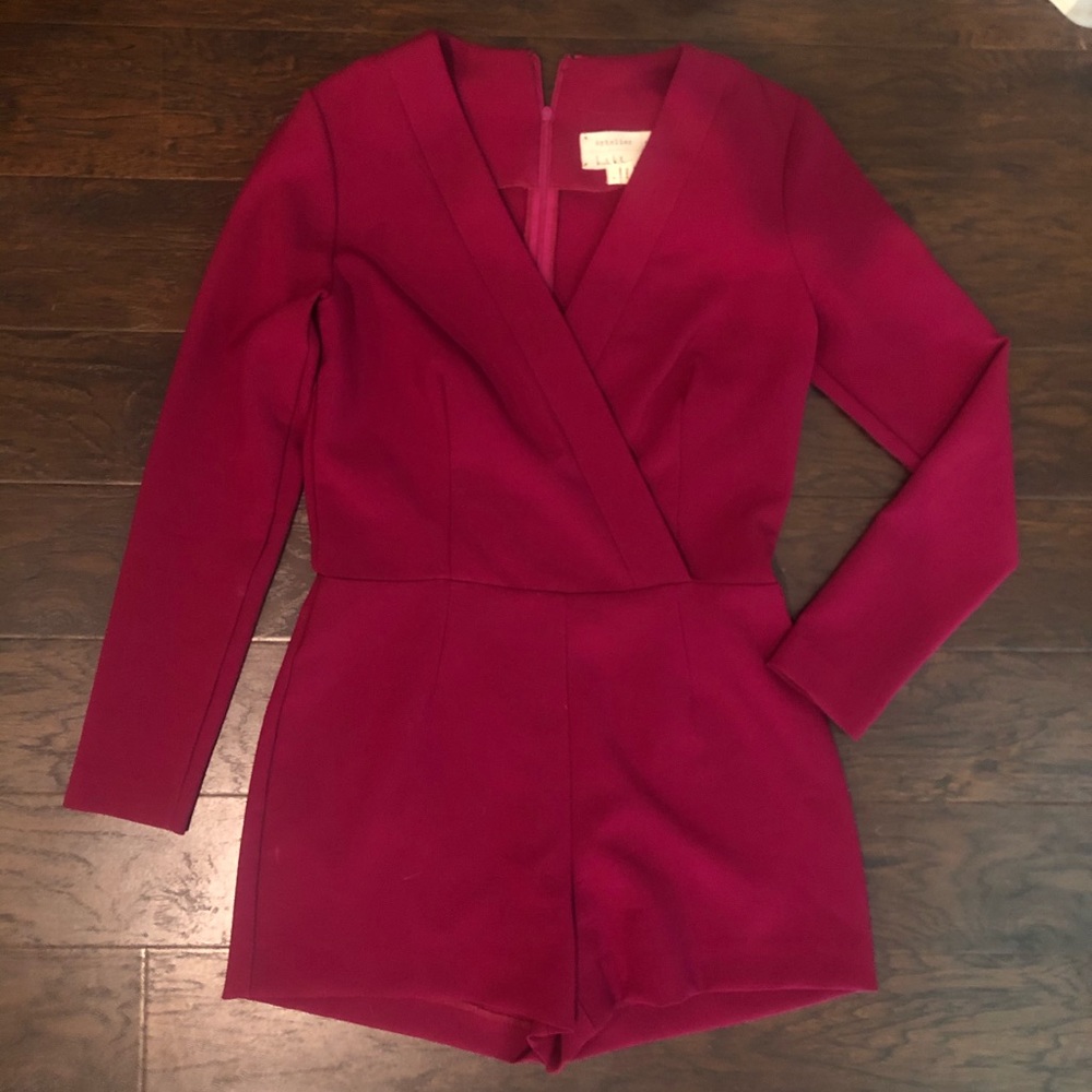 Nicole Miller Crepe Romper